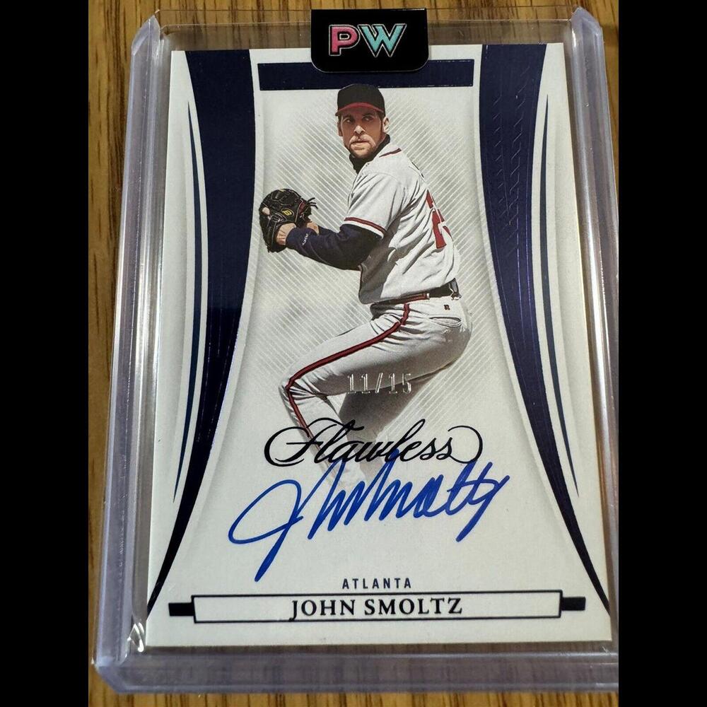 2023 Panini Flawless Distinguished Auto John Smoltz /15 color match🔥